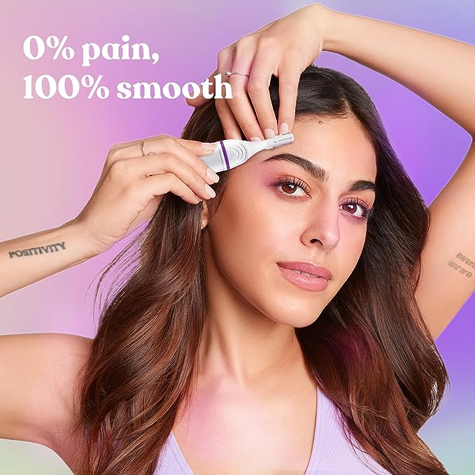 Bombae 6-in-1 Sensitive Areas Trimmer for Women for Eyebrow, Face, Bikini and Underarms | 90 minute run time | Gentle Hair Remover Bombae 6-in-1 Sensitive Areas Trimmer for Women for Eyebrow, Face, Bikini and Underarms | 90 minute run time | Gentle Hair Remover